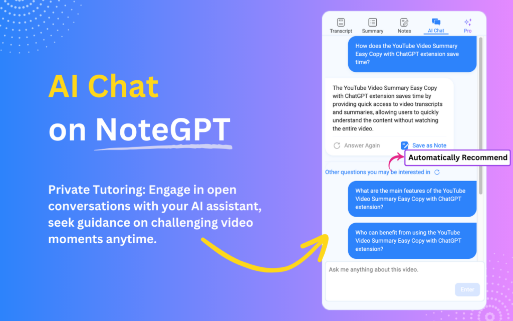 NoteGPT extension